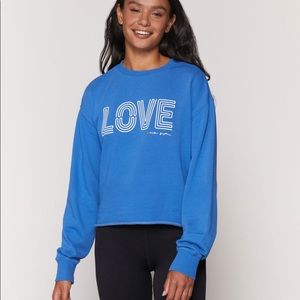 Spiritual Gangster Love Mazzy Crop Sweatshirt
